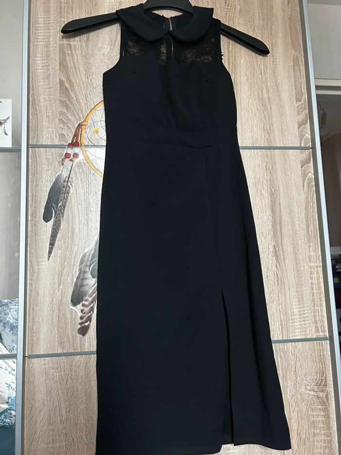 Robe soirée col Claudine