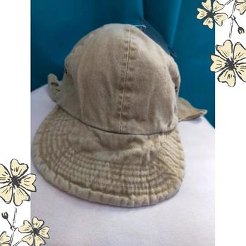 Casquette en jean style saharienne vintage – 100% coton