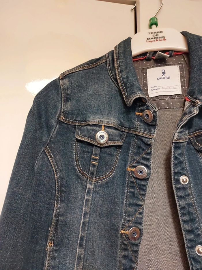 Veste en jean Okaïdi 6A - photo numéro 3