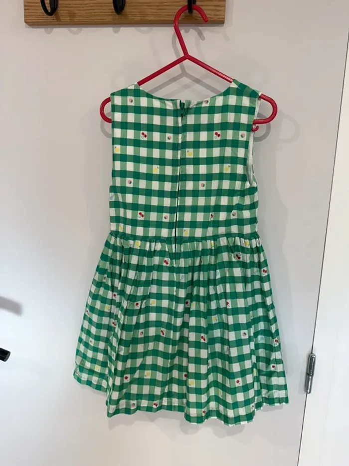 Robe à carreaux vertes thème fruits  Sergent Major - 5 ans - photo numéro 5