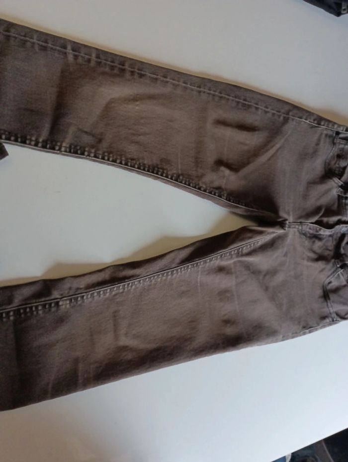 Pantalon jeans femme Kaporal rétro vintage taille 40 coupe slim - photo numéro 3