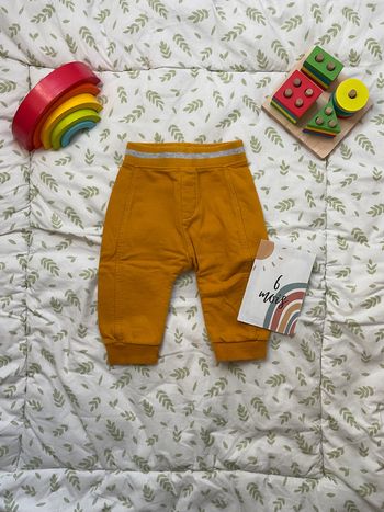 pantalon de jogging moutarde et gris 6 mosi kiabi