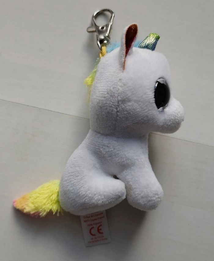 Peluche porte clés licorne TY PIXY - photo numéro 3
