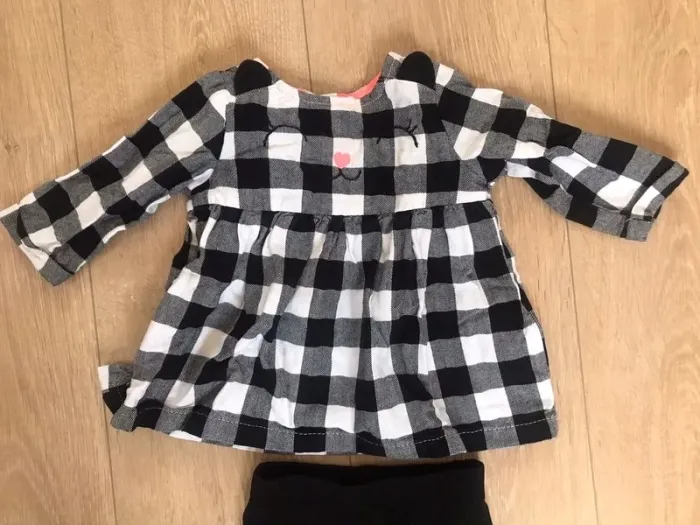 Ensemble 2 pièces blouse et legging 6 mois - photo numéro 3