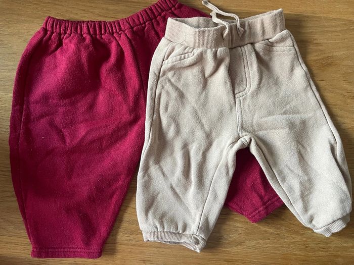 Lot 2 pantalon jogging 6 mois