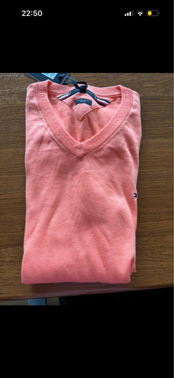 Gilet léger tommy couleur saumon XL - photo numéro 2