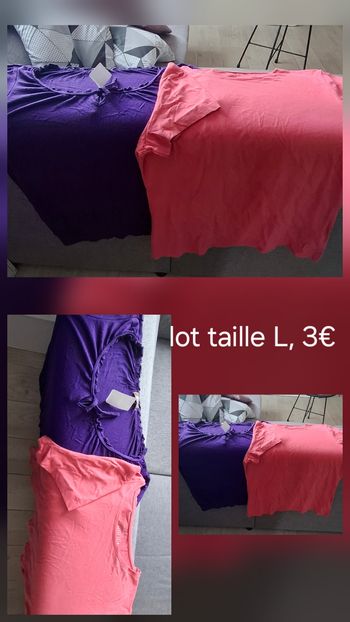 Lot Tee-shirt taille L