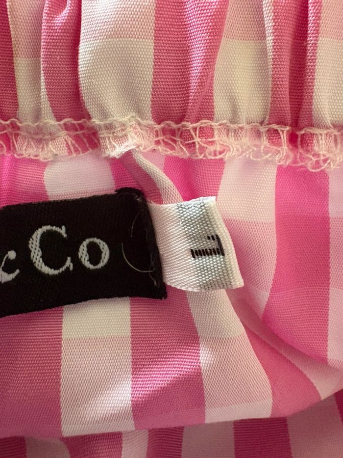 Jolie blouse rose et blanche - photo numéro 4