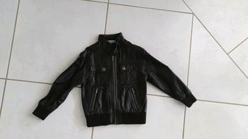 Veste simili cuir garçon 4 ans
