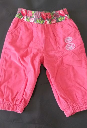 Pantalon Orchestra rose à motifs