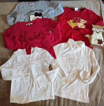 Lot de 5 sous pulls 6 ans