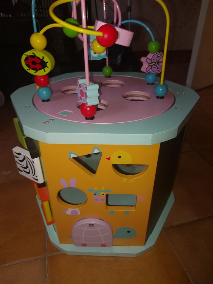 Cube activités en bois - photo numéro 3