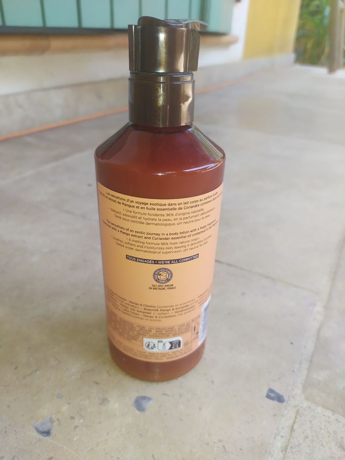 Lait corps + crème mains  mangue et coriandre - photo numéro 3