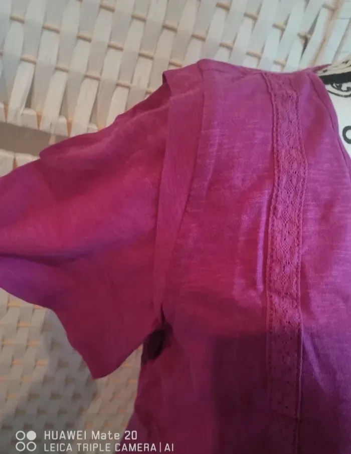 💕joli top fuchsia femme TL/ 40 darjeeling 💕 - photo numéro 6