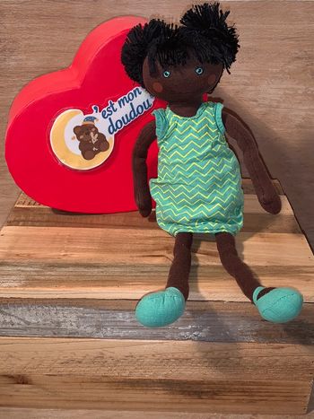 DP08 doudou poupée africaine DPAM