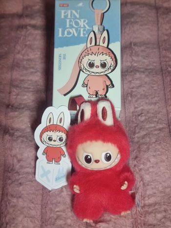Popmart Labubu Pin For Love Letter X