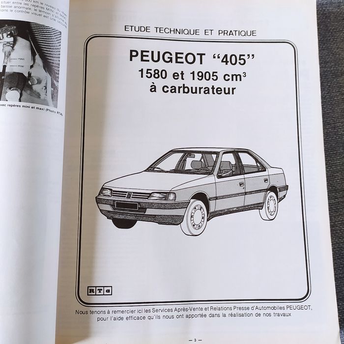 Revue technique Peugeot 405 - photo numéro 7