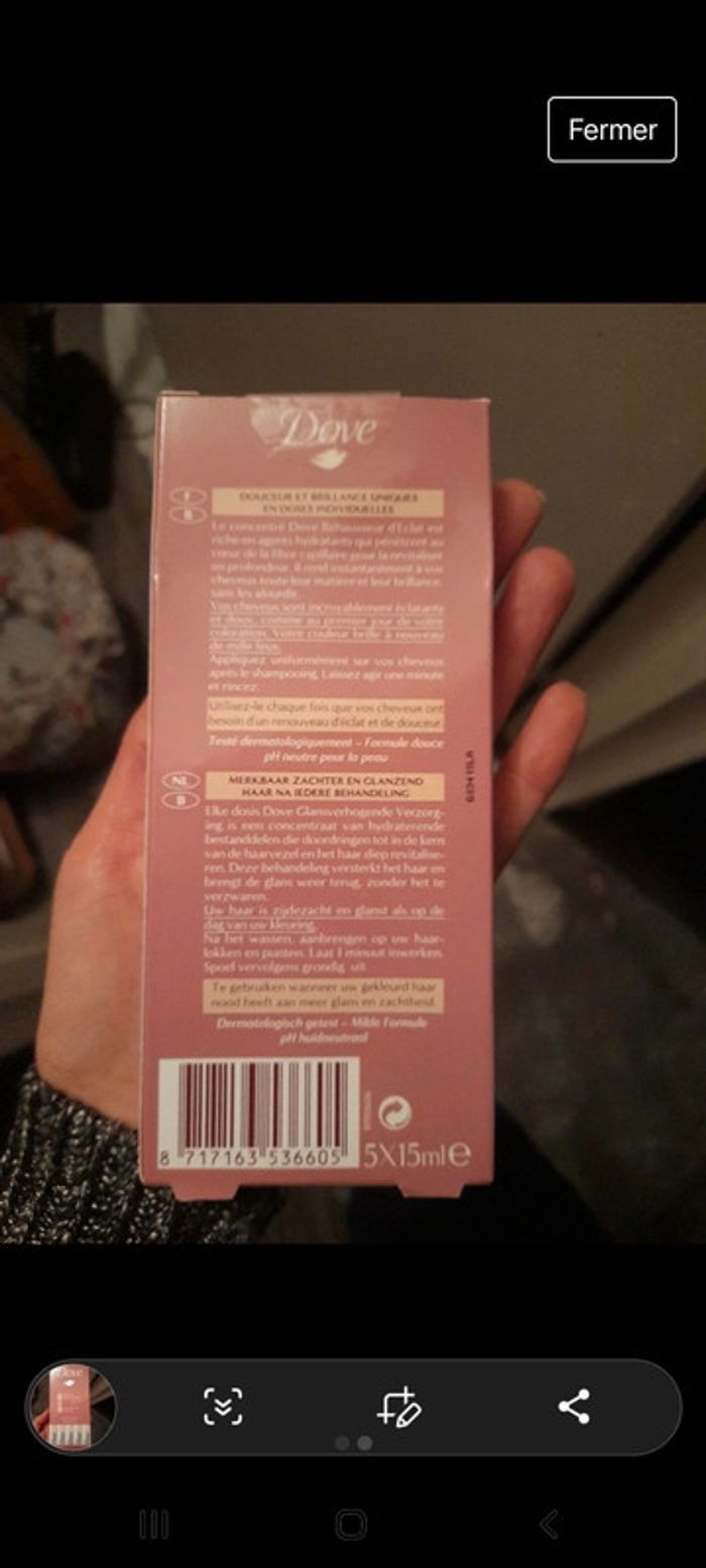 Soin rehausseur d'éclat Dove - photo numéro 2