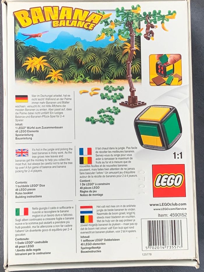 Banana Balance Lego Jeu à construire 6+ - photo numéro 2