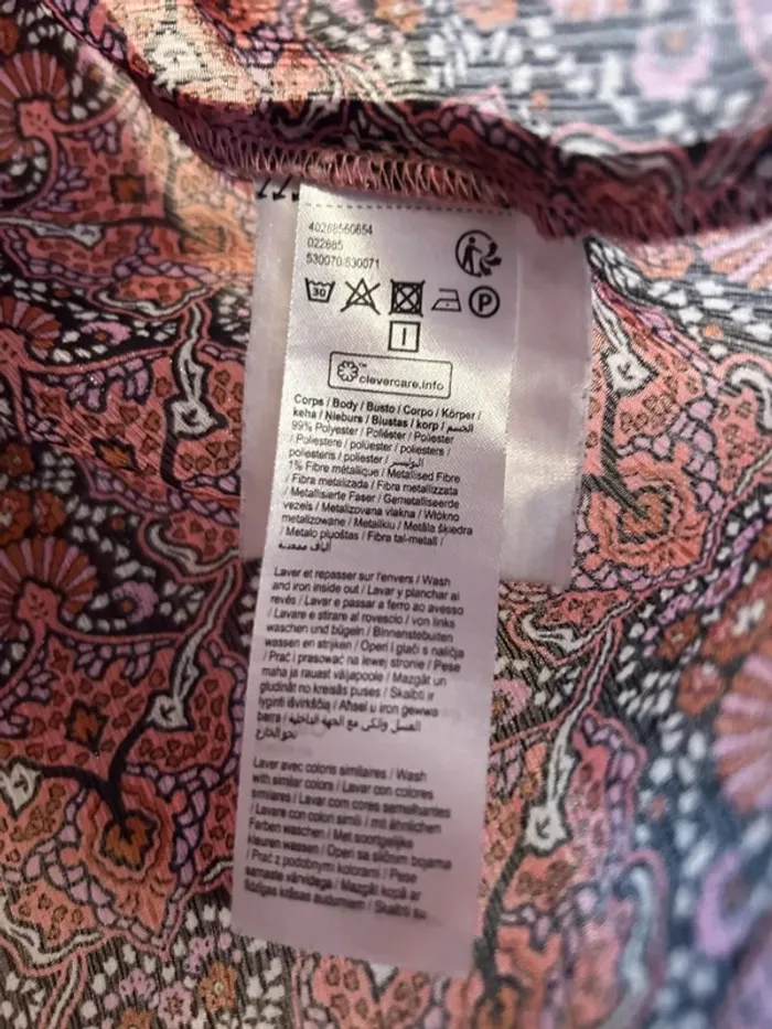 Blouse transparente à motif - photo numéro 3
