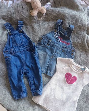 Lot bébé fille mi saison 