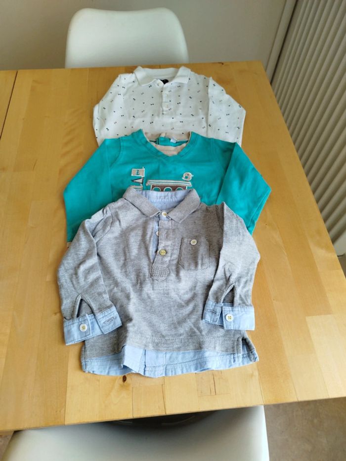 Lot de tee-shirts manches longues