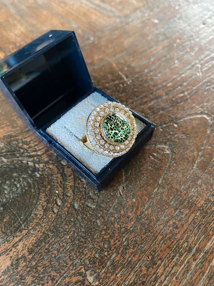 Magnifique bague réglage avec strass et pierre - photo numéro 5