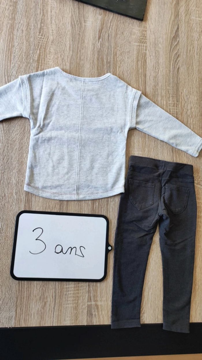 T-shirt et pantalon taille 3 ans - photo numéro 6
