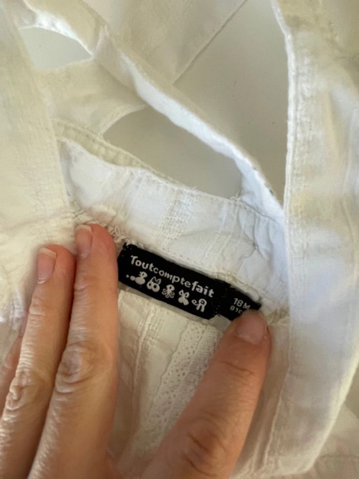 Robe blanche bébé - photo numéro 3