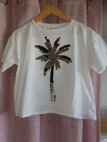 tee shirt fille monoprix