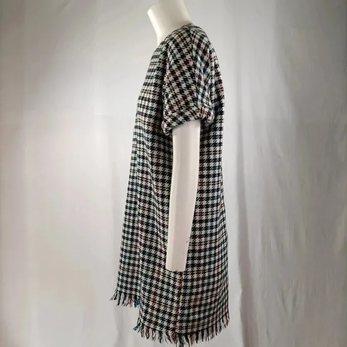 Robe courte Zara Trafaluc à carreaux pied-de-poule – taille S effet tweed A1091 - photo numéro 2