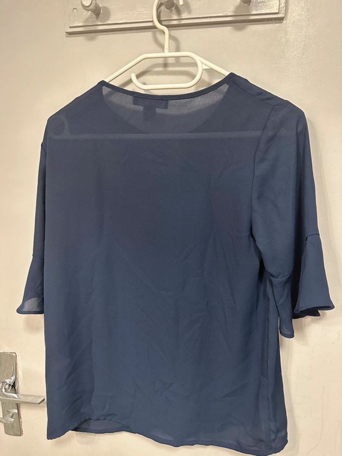 Blouse bleu marine taille 34 - photo numéro 7