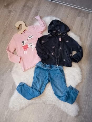 Lot fille 2/4 ans lupilu Kiabi h&m