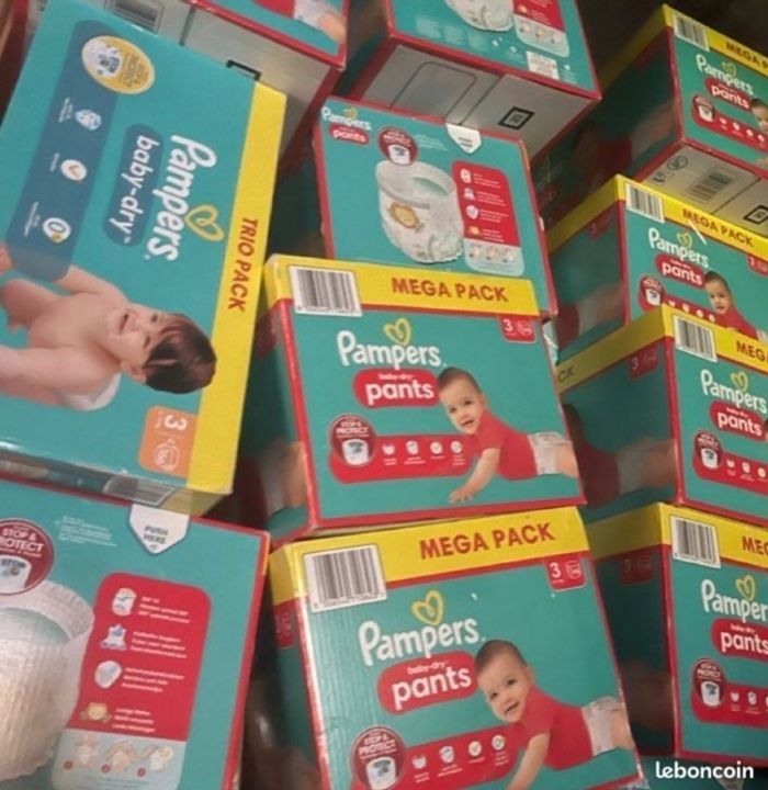 Couches/Pants ( Pampers) Taille 2 à 7 Babydry, Méga pack et Eco Pack - photo numéro 4