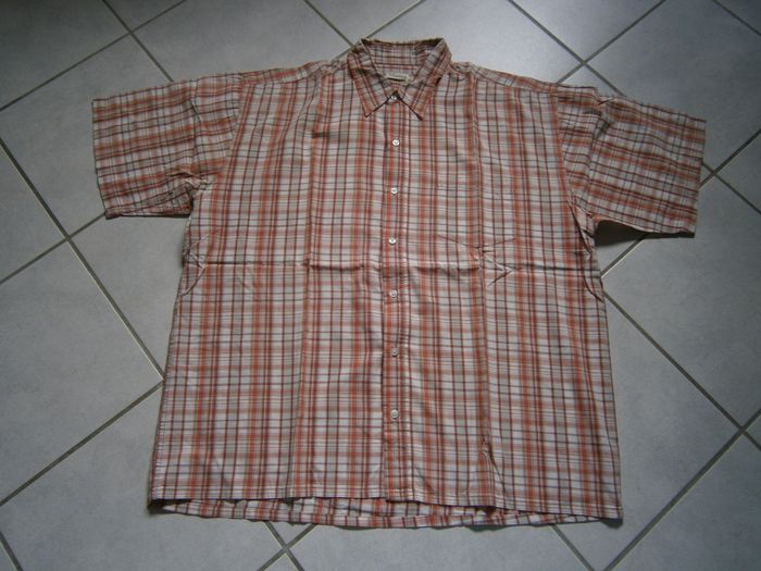 Chemisette à carreaux orange Taille 2XL