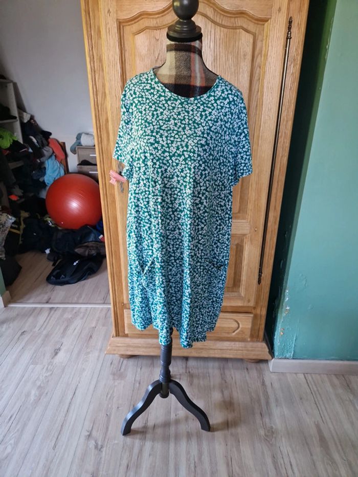 Tunique robe seasalt taille 46 viscose de bambou coton