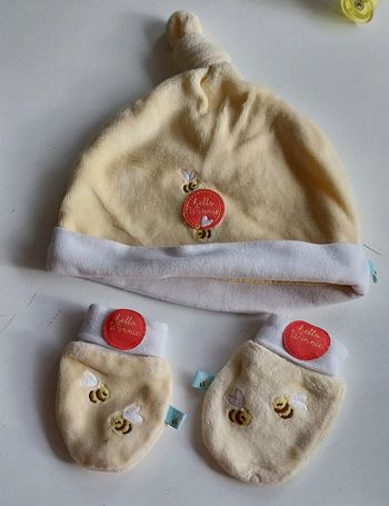 ensemble bonnet, gant