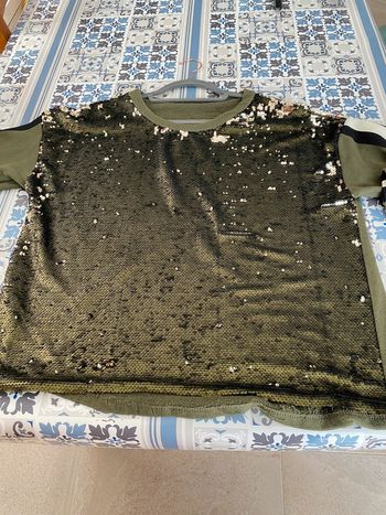 Sweat-shirt paillettes
