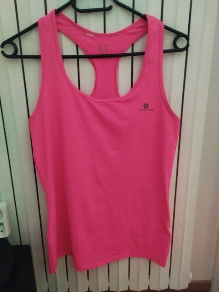 Top, débardeur de sport rose Domyos taille 40