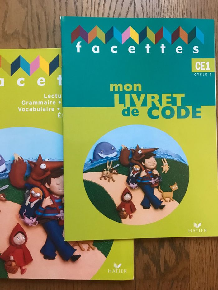 Facettes Français CE1 - manuel de l’élève + livret de code - photo numéro 2