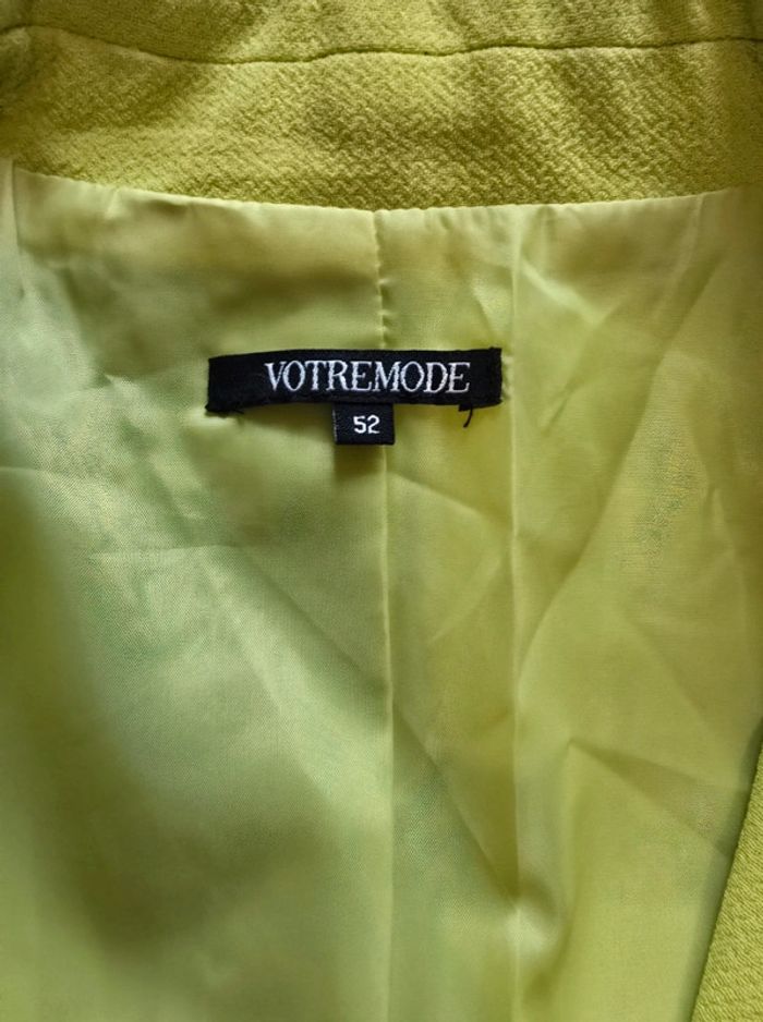 🌟 Blazer vert jaune Votre Mode femme - Taille 52

🌟 - photo numéro 3
