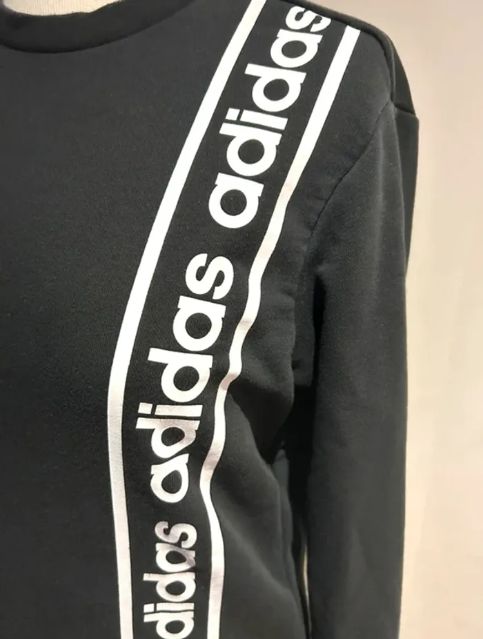 Sweat noir Adidas - photo numéro 2