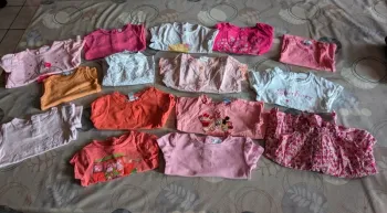 Lot tee-shirt manches courtes et longues