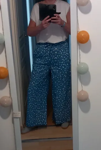 Pantalon large fluide