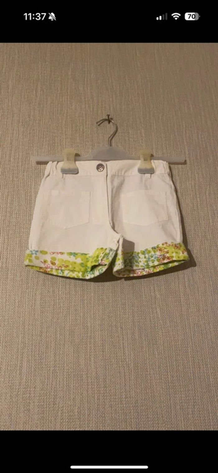 Short blanc kiabi 6 ans