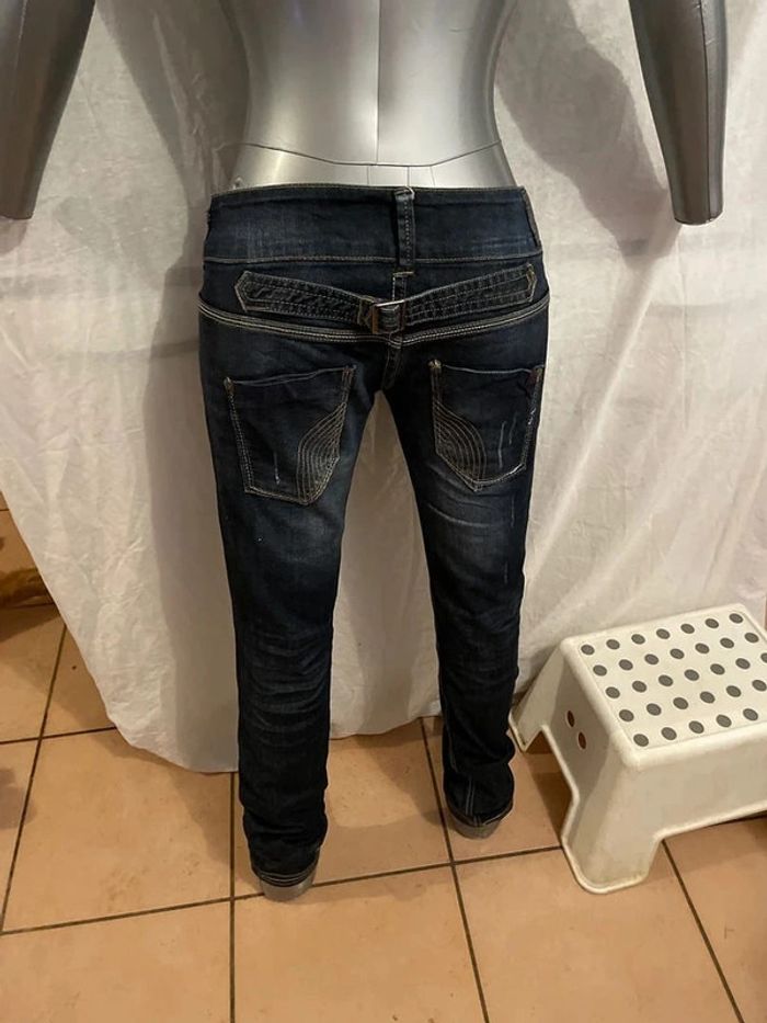 jeans droit Lefties bleu taille M - photo numéro 3