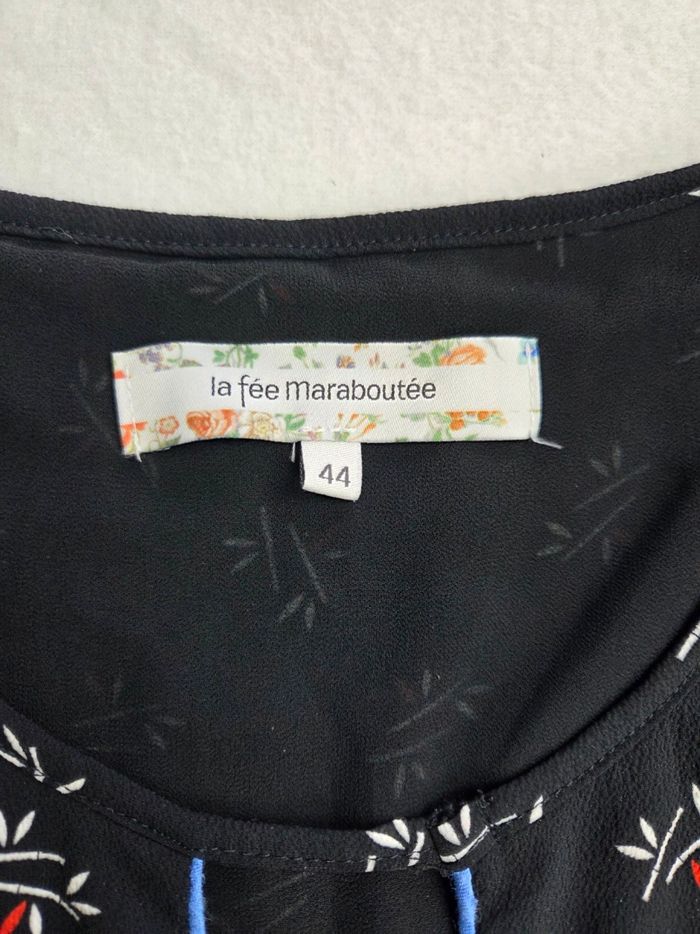 Robe La Fée Maraboutée – Taille 44 – Imprimé noir - photo numéro 5