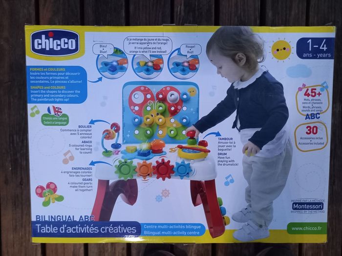 Table d'activités créatives 4 en 1 Chicco