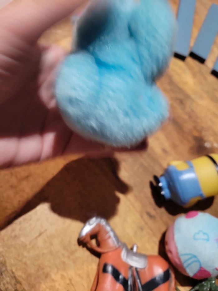 Gros lot Jouet toupie personnage mignon peluche mini lapin - photo numéro 11