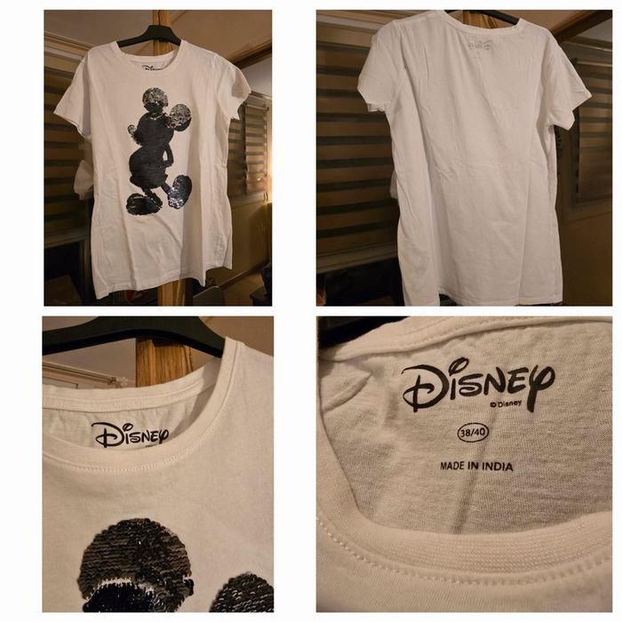Tee shirt mickey relief disney neuf
